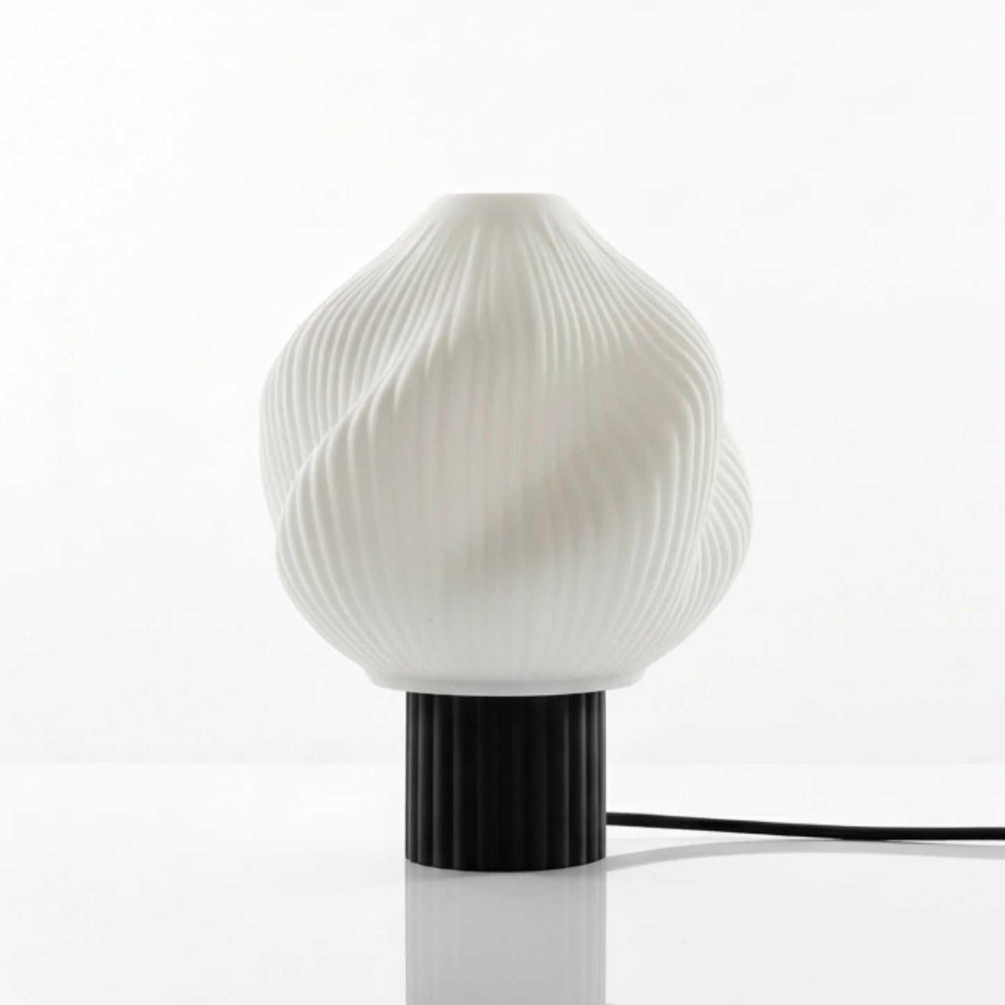 Lampa Twist Creme Black