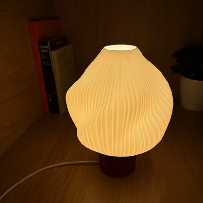 Lampa Twist Creme Ember Red